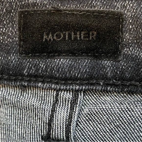 Mother The Wrapper Patch Springy Ankle Jeans in Train Wreck Size 23 - Picture 10 of 16